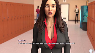 Race of Life - Brunette College Teacher Wants to Come to Her House and Give Her a Good Fucking
