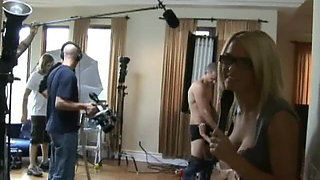 Big Tits at Work - Kryssy Lynn, Brazzers Cumfidential Reporter Is on the Set of the Avn Award Winning Site Brazzers