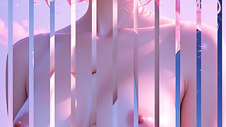 Pink Sunset Beach Goddess Dreamlike Ocean Beauty Ai Art Slideshow