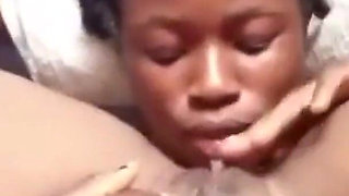 Black teens love pussy licking