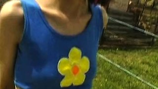 Hardcore vintage anal sex outdoors