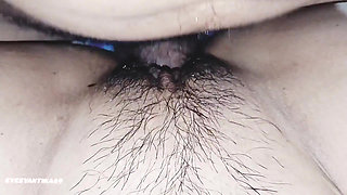 Fucking a Beautiful Muslim Hijab Girl Without a Condom. She Doesn't Want to Take off Her Hijab When Having Sex