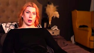 Pregnant Redhead Webcam Masturbation