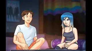 Sexy female voice, comic, deep-throat