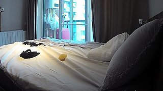 Cheating brunette exposed on hidden cam