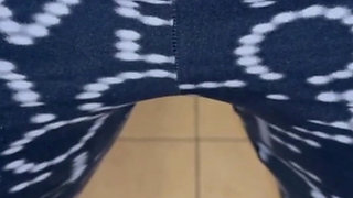 Walking Around Desperate for a Pee Pissing My Pants