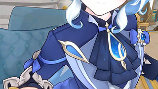Genshin Impact - Furina X Aether Passionate Sex - 3D Hentai Animation