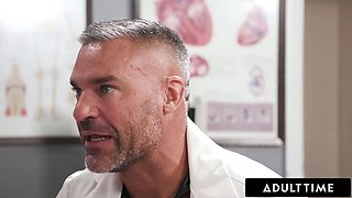 Dominant MILF Cherry Kiss Shames Husband by Pounding Her Doctor in Hardcore Cuckold Humiliation Session