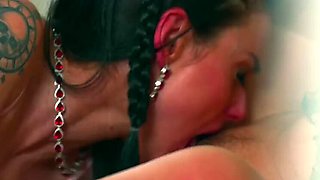 Old Man Fucks Two French Sluts in Hardcore Threesome - Anal, Doggy Style & Cum in Mouth