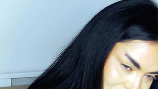 Beautiful Brunette Smoking Fetish Tease - Softcore Seduction