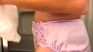 Gaby's Seductive Nylon Lingerie Show