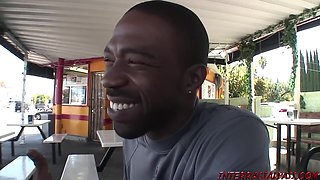 Shane Diesel And Paris Blonde - Slut Blonde Paris Goes For A 2 Big Black Dicks Tag Team