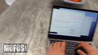 Mofos - nasty catalina ossa ditches her useless bf for a taste of his friend's cock