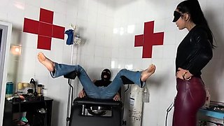 Mistress Gaia tickle punishment