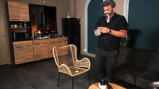 Behind the Scenes! Fucking My Stepmom in Front of Her Husband and She Doesn't Even Know