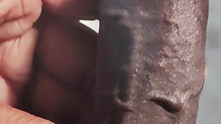 Massage on cock in room