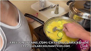 Rion King And Crystal Clark - Stepmom Teaches Me How To Cook