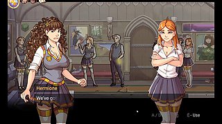 Hermine granger, school anime, hermiona