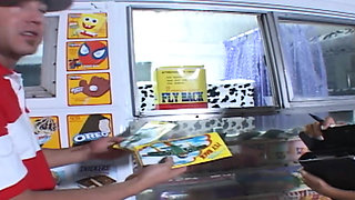 Kinky Babes Scene-4_busty Latina Teen Enjoys a Facial on the Ice Cream Truck