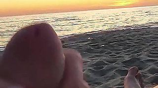 350 Flashing My Cock in Front of My Stepdaughter at Sunset in...elps Me Cumshot in Front of Everyone - Real Sex Risky