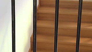 Backstage! Wait Outside While We Fuck Your Girlfriend! Cuckold Gets Kicked Out so Tough Men Can DP His Slut!