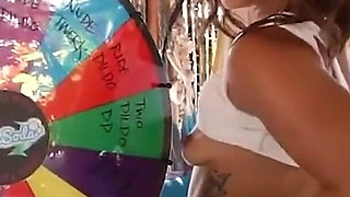 Big Ass Flexible MILF Kelsi Monroe Rides a Suction Dildo at Her Backyard