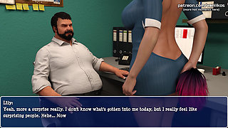 Big Ass Cheating Wife Fucks Boss for a Raise  Lily of the Valley  3D Animated Ntr Porn Game  Part 28