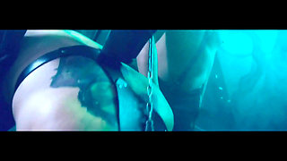 Piss Drenched Masked Sub Worships Dominant Mistress