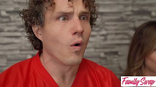 Lulu Chu & aila donovan suggest their snatch & handjobs for super bowl dummies