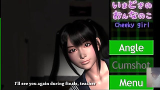 JAV 18 Year Virgin Schoolgirl Fucks Her Teacher for Better Grade.