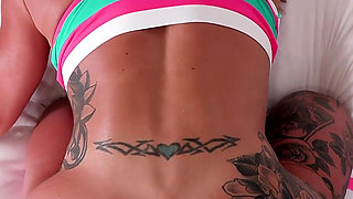 Busty MILF Workout Sex