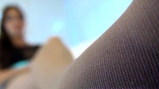 Naughty amateur teen has a voyeur fetish