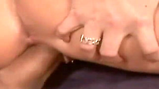 Gorgeous blonde babe gets pounded hard