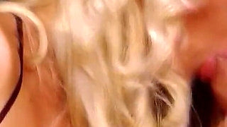 Horny skinny MILF Cameron gets fucked by older neighbors in the kitchen
