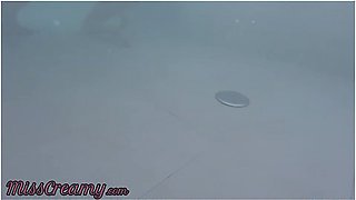 Flashing My Dick In Front Of Girl In Public Swimming Pool And Helps Me Cum Front Couple Stranger -p1