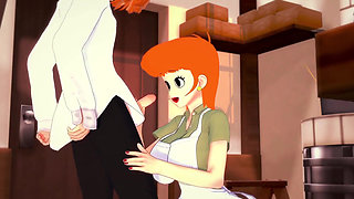 Dexter's MILF BJ - Dexter's Laboratory