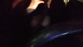 Italian Big Tits MILF Artemisia Love Sexy Car Ride Driving Around Smoking a Cigarette and Flashing Her Big Juicy Boobs