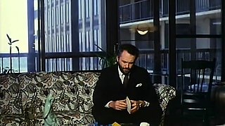 Sexy brunette enjoys a vintage bdsm fuck