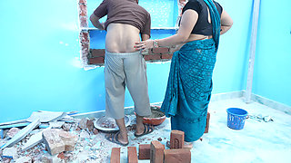 Mechanic Taught Landlady to Work, Peer Mistress Mason in Hindi Voice