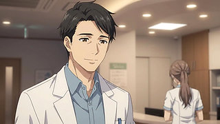 Doctor close the clinic earlier and seduce his nurse for blowjob