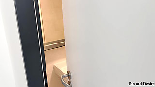 "Sharing is caring." PAWG stepmother shares the hotel bed and her pussy with a stepson