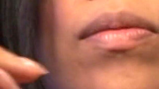 Blonde and brunette intimate kiss and wicked desires