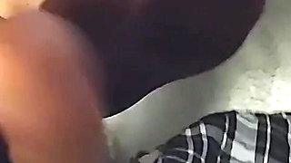 Naughty White Nike Sockjob Sock Handjob & Dark Purple Sock Footjob