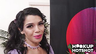 Gagging porn with unimaginable Bryan Gozzling and Harley Haze from Hookup Hotshot