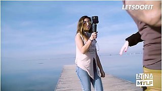 Georgie Lyall Goes At The Beach For Amazing Sex With Fisherman