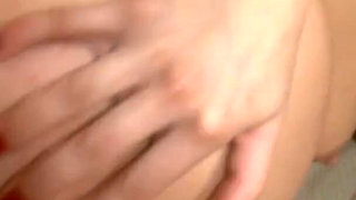 Cute brunette teen getting ass fucked in the kitchen
