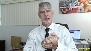 ManPuppy Horny Daddy Richard Lennox Gulped Down My Teachers Cum