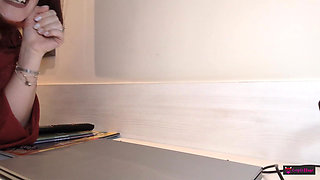 Cuckold Husband on the Phone! Purpose the Computer Technician