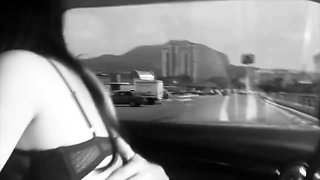 Mi Colombian wife riding my cock inside the car on the