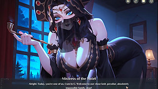 Hotel Tales SPOOKY HENTAI Game Ep.4 the MISTRESS of this HORROR place wants us !